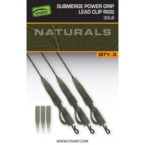 Fox submerge power grip LEAD clip Rigs
