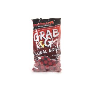 STARBAITS GRAB&GO GLOBAL BOILIES STRAWBERRY JAM
