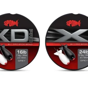 Spomb X Pro and XD Pro Braid Grey 8+1